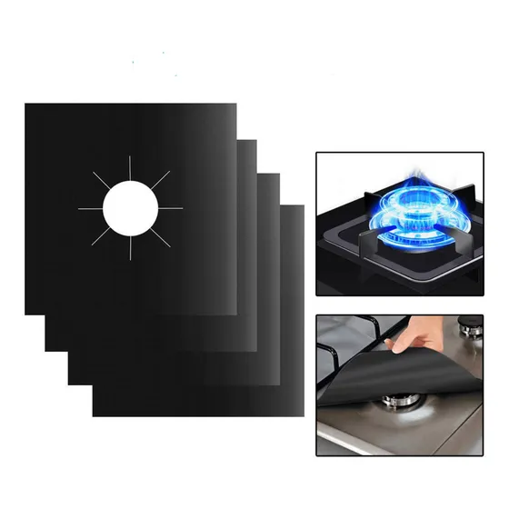 Protector De Hornallas Set X4 Anafe Cocina 27x27cm