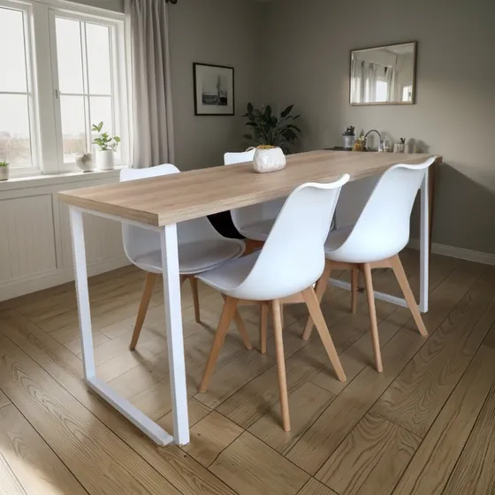 Mesa Comedor 1,20x0,80 Estilo Industrial 
