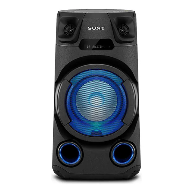 Parlante Bluetooth Sony Mhc-v13 Equipo De Musica Cd Color Negro Potencia RMS 150 W
