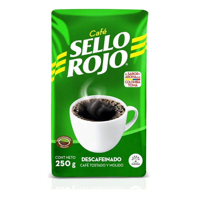 Café Sello Rojo Descafeinado 250 Gr