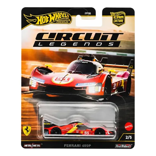 ホットウィール フェラーリ 499P チェイス Hot Wheels Premium Circuit Legends Ferrari 499p Chase 0/5