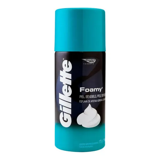 Gillette Espuma De Afeitar Foamy Sensitive 312gr
