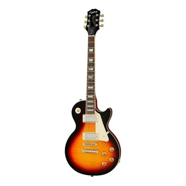 Guitarra eléctrica Epiphone Inspired by Gibson Les Paul Standard 50s de caoba vintage sunburst brillante con diapasón de laurel indio