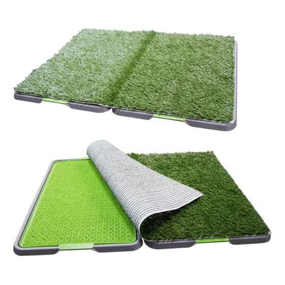 Tapete Sanitario De Césped Artificial Para Mascotas Verde