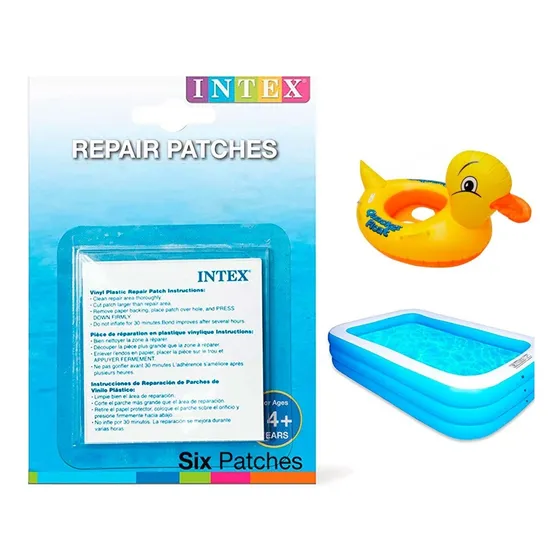 Parche Autoadhesivo Intex Reparación De Inflables Y Piscinas