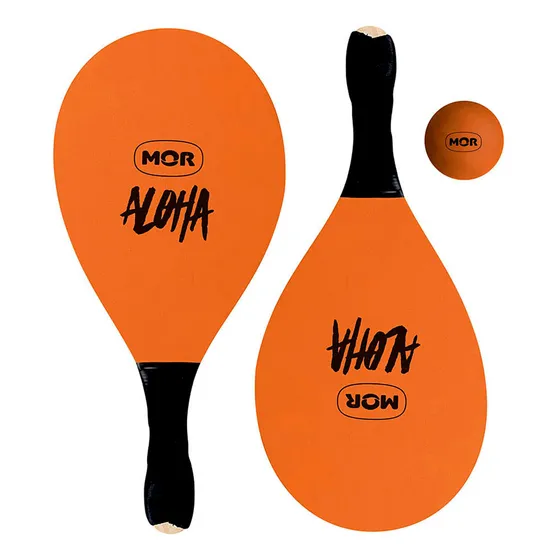 Juego 2 Paletas Con Pelota Playa Mor Aloha Goma Eva