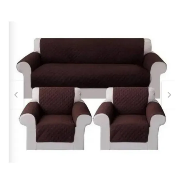 Set Cubre Sofa Con Ligas Ajustadoras 3+1+1 Anti-derrame