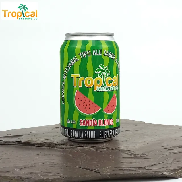 4 Pack Cerveza Tropical Sandía - mL a $36