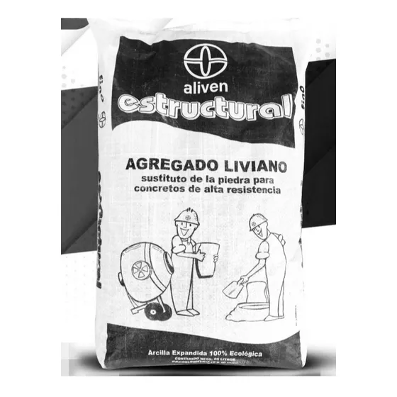 Aliven Estructural Fino, Agregado Liviano Saco De 22kg