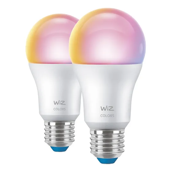 Lampara Led Inteligente Wiz Wifi Smart Color E27 X2 Un