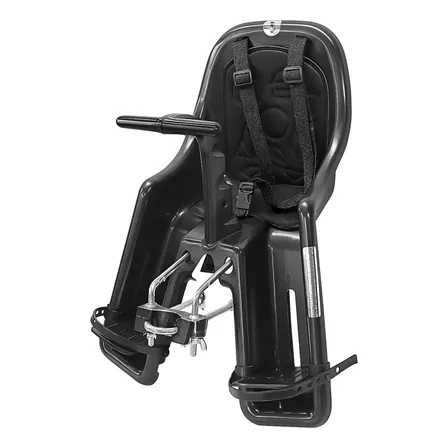 Cadeirinha De Bicicleta Dianteira Infantil Baby Bike Preta Preto