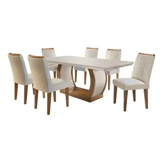 Conjunto Sala De Jantar 6 Cadeiras Kate Espresso MĂłveis Conjunto Sala De Jantar 6 Cadeiras Kate Espresso MĂłveis