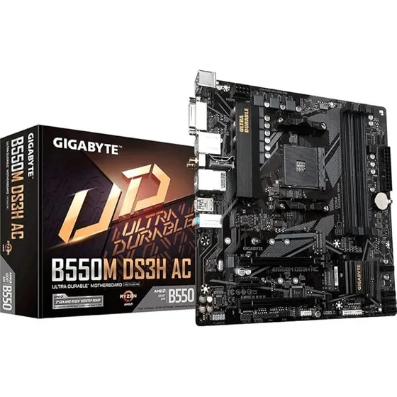  Gigabyte B550m Ds3h Ac (am4 Amd/b550/micro Atx/doble M.2/sa