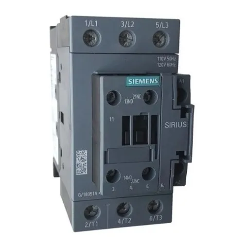 Contactor De Potencia 1 Na + 1 Nc Siemens 3rt2038-1ar60