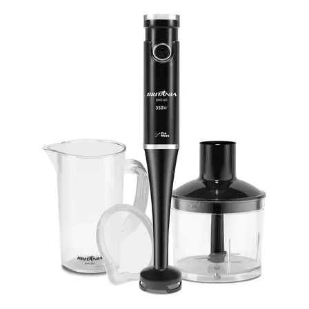 Mixer Bmx360 2 Em 1 350w Com Lâminas Pro Maxx Preto Britânia