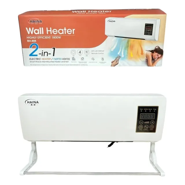 Aire Acondicionado Y Calefactor 2 En 1 Frio Y Caliente Pared