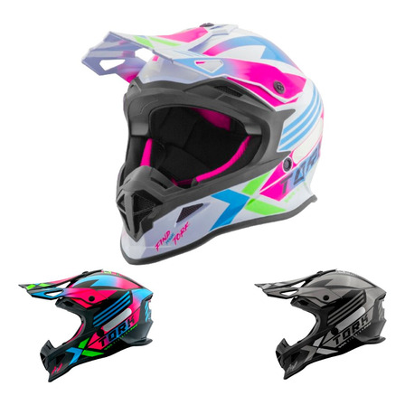 Capacete Off Road Fechado Protork Fast Next Brilhante Oferta Capacete Off Road Fechado Protork Fast Next Brilhante Oferta