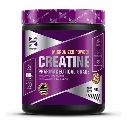 Creatina Xtrenght Nutrition en polvo Sin sabor x 500g