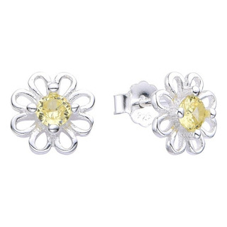 Aros Margarita Plata Y Cubic Aros Margarita Plata Y Cubic