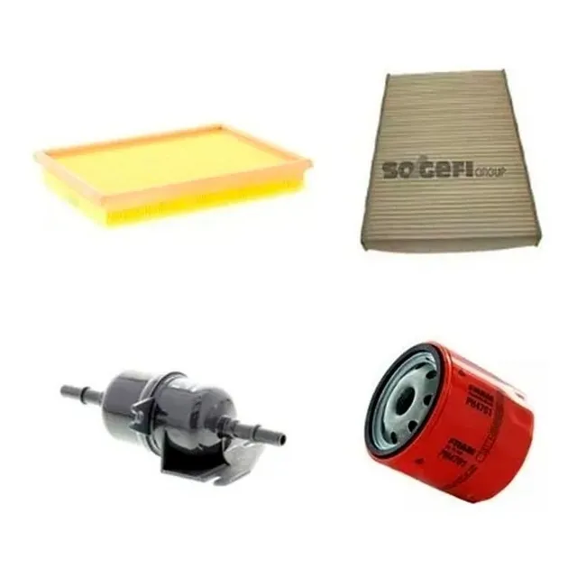 Kit 4 Filtros Aire Aceite Nafta Habitáculo Fiat Palio 1.8