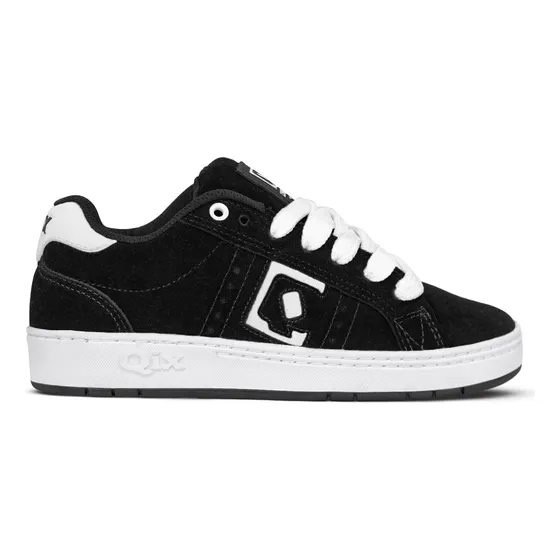 Tênis Qix Combat Suede Preto Branco