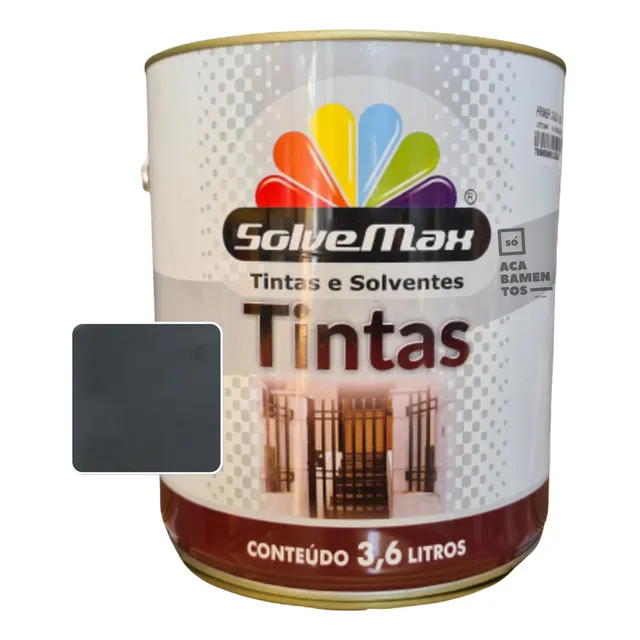 Tinta Portão Fundo Acabamento Fosco Cinza 3.6lts Zarcão