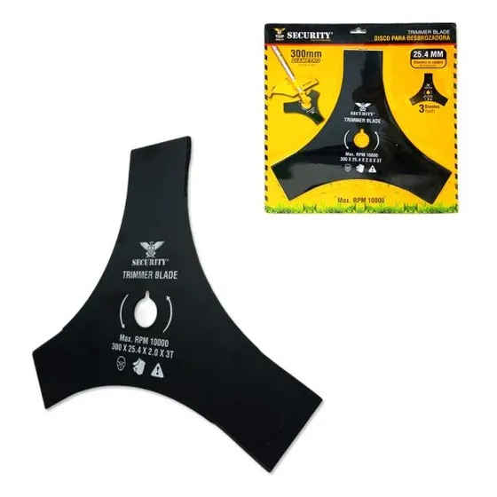 Disco Para Desmalezadora 3 Dientes 300 Mm. Max Rpm. 10000