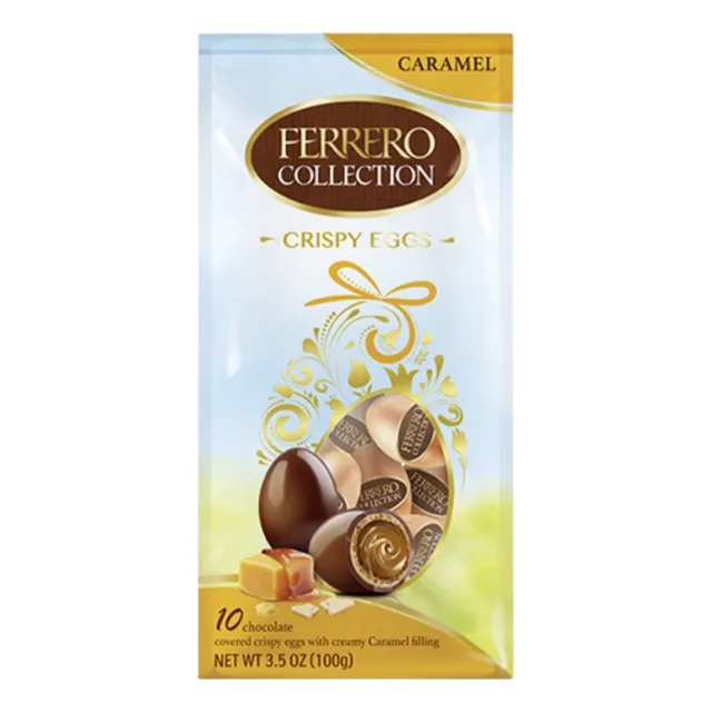 Huevitos Chocolate De Ferrero Rocher Con Caramelo (100g)