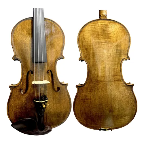 Violino 4/4 Acústico Rolim Stradivari Mogno com Estojo Leilo Cases