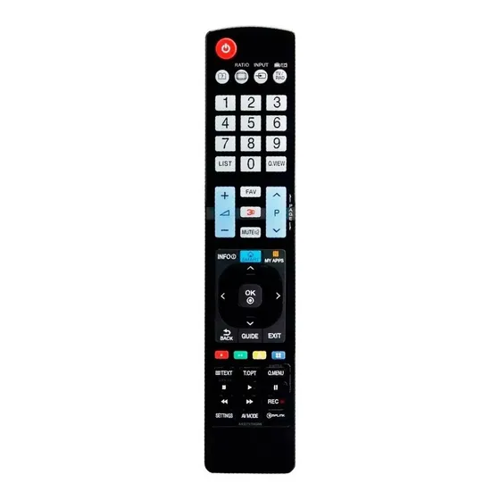 Controle Remoto Tv Compatível Com LG Lcd Led 3d Smart Le7485