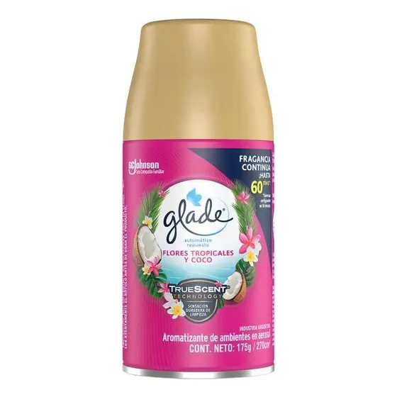 Repuesto Aromatizador Glade Flores Tropicales Y Coco