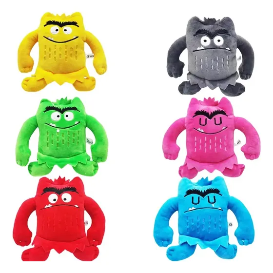 Muñeco De Peluche Pequeño Monstruo Emocionante De 6 Piezas Color 6 Pcs