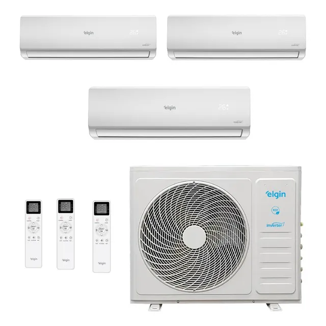 Ar Condicionado Tri Split Elgin 27k (9k+9k+12k) Q/f 220v