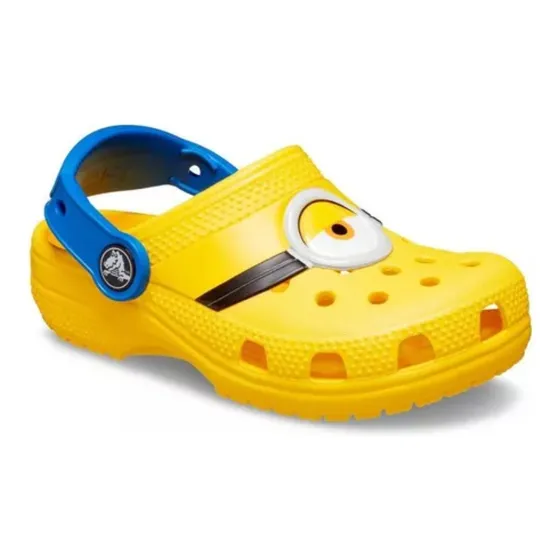 Sandália Crocs Fun Lab I Am Minions Clog Juvenil Yellow