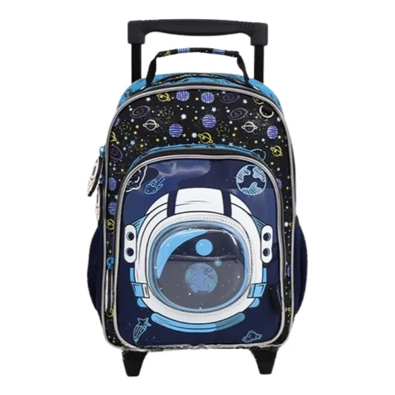 Mochila Con Carrito Escolar Astronauta Base Reforzada