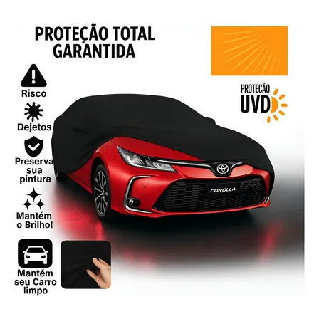 Capa Cobrir Carro Tecido Lycra Protege De Riscos Sol Poeira