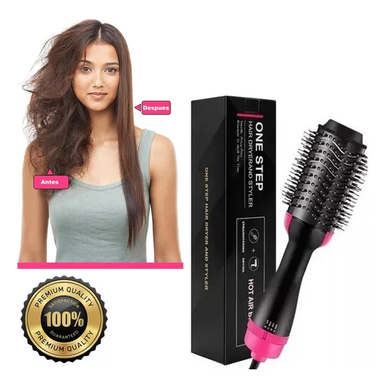 Cepillo De Iones Secador De Cabello Y Voluminizador One Step