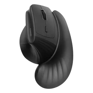 Mouse Ergonômico Sem Fio Sanwa Vertical 4000 Dpi Preto
