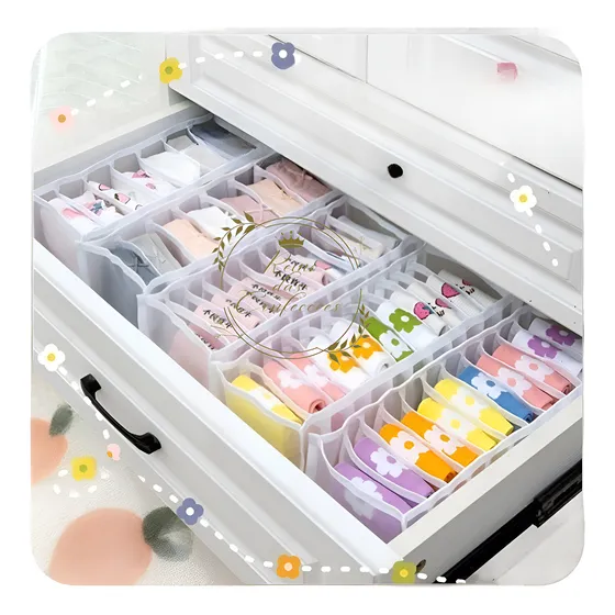 Kit 10un Colméia Organizadora Gaveta Bebê P/ Body (15×40×10)