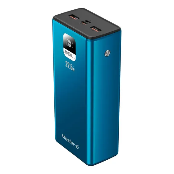 Batería Externa Power Bank 30000 Mah 22.5w Pd Master-g | Cuotas sin interés
