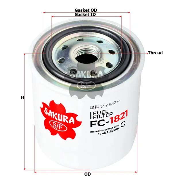 Filtro Combustible Isuzu D-max 2002-12 Nissan Navara Fc-1821