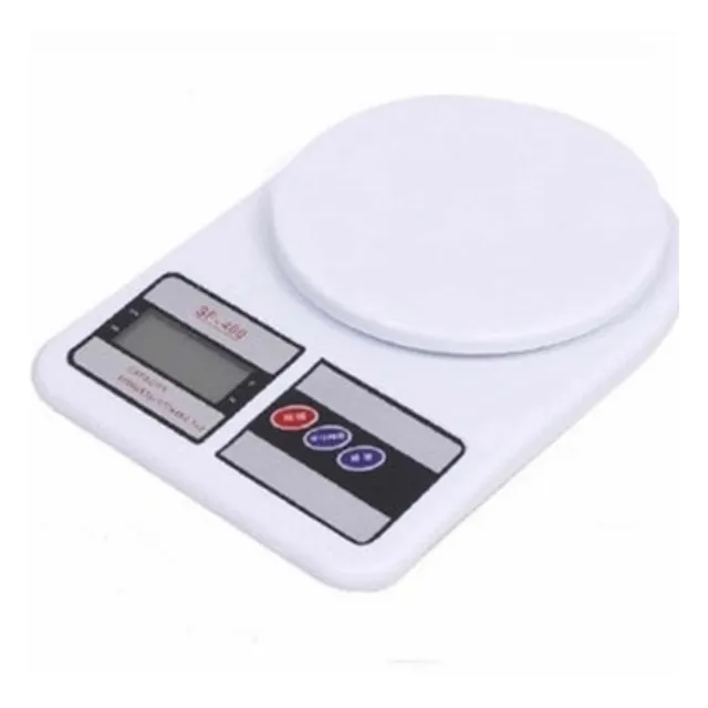 Aleissi Bascula Gramera Digital para Cocina y Reposteria 1g - 7kg Color Blanco
