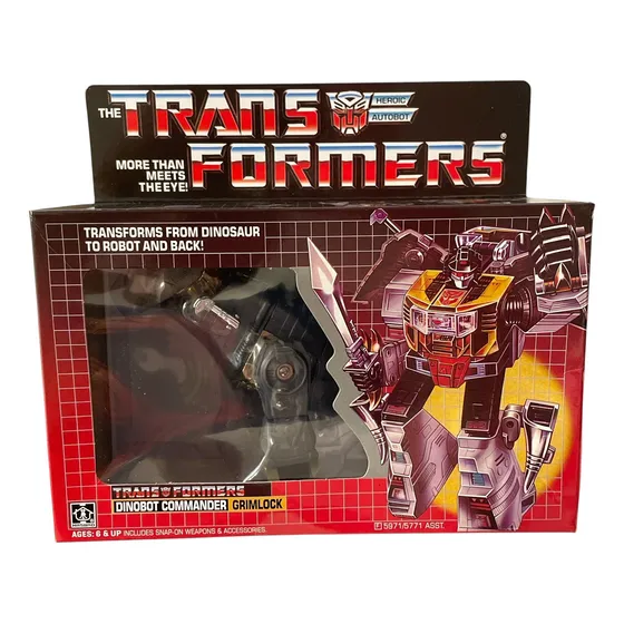 Grimlock Transfomers G1 Reissue Dinobots Caja Poco Maltratad