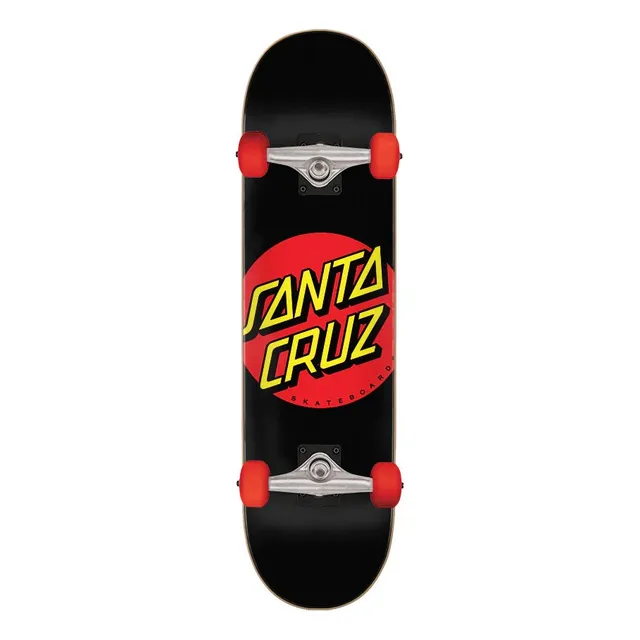 Skate Santa Cruz Logo Dot Super Mirco 7.25  Negro Patineta