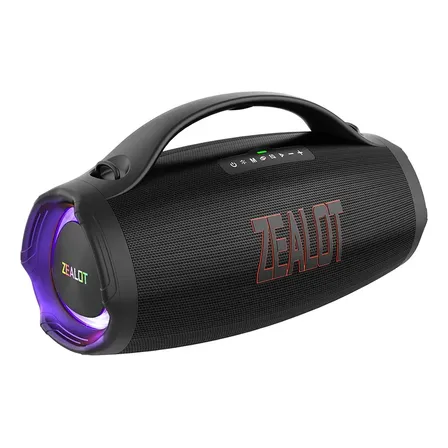 Caixa De Som Zealot S98 Boombox 350w Pmpo Bluetooth Ipx7 Preto 127/220v