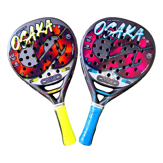 Paleta De Padel Cigio Osaka Carbono Con Puente Horizontal