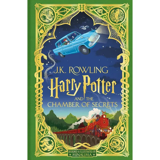 Harry Potter And The Chamber Of Secrets: Minalima Edition | Anglais: Minalima Illustrated Edition Capa Dura  Edição Limitada