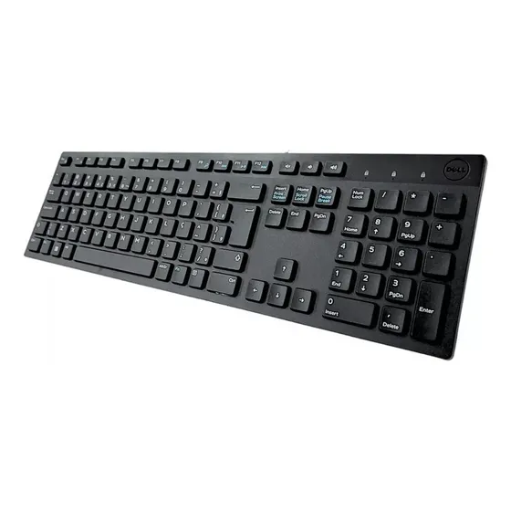 Teclado Dell Kb216 Qwerty Português Brasil Cor Preto