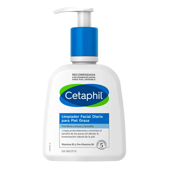 Limpiadora Facial Cetaphil Piel Grasa Y Sensible 237ml