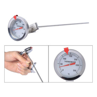 Termometro Inoxidable 0 A 300°c Sonda P/ Cocina Aceite Carne Termometro Inoxidable 0 A 300°c Sonda P/ Cocina Aceite Carne